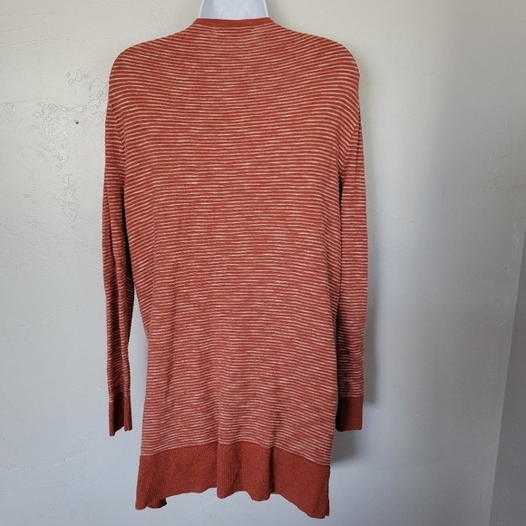 Madewell Summer Ryder Small Orange Knit Cardigan Long Sleeve Pockets Sweater - Picture 5 of 7